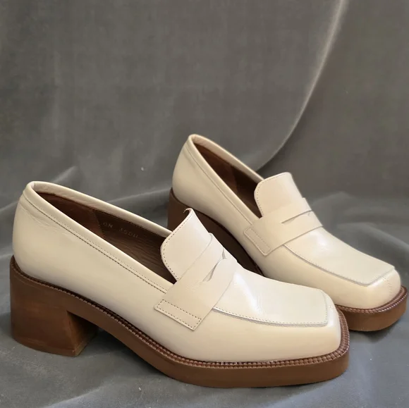 Alohas Roxanne Leather Loafers - Picture 2 of 8
